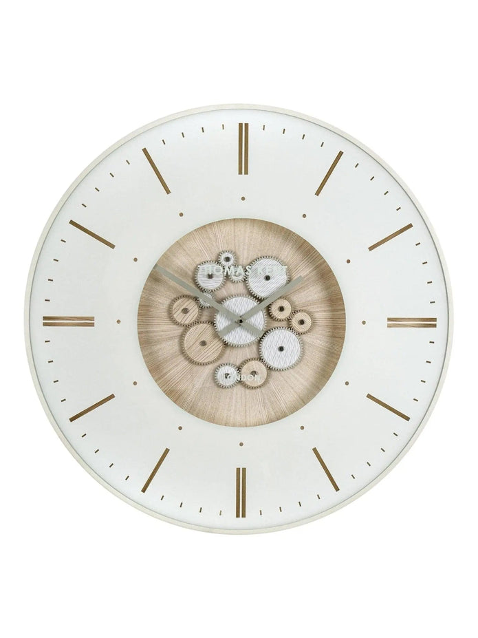 Thomas Kent 21" Clocksmith Wall Clock Cog Ivory - PRE ORDER FOUR WEEK DELIVERY - ClocksClocks - Lulu Loves Home