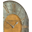 Thomas Kent Florentine Star wall clock by Gallery Direct, 21-inch round clock with a vintage star design and black numerals.