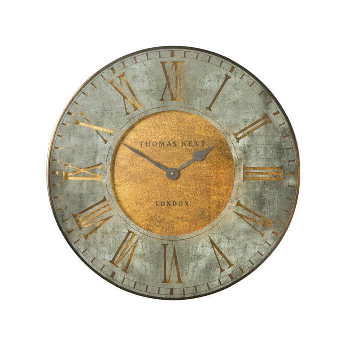 Thomas Kent Florentine Star wall clock, 21-inch round clock with star design, Gallery Direct clock decor for modern interiors.