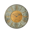 Thomas Kent Florentine Star wall clock, 21-inch round clock with star design, Gallery Direct clock decor for modern interiors.