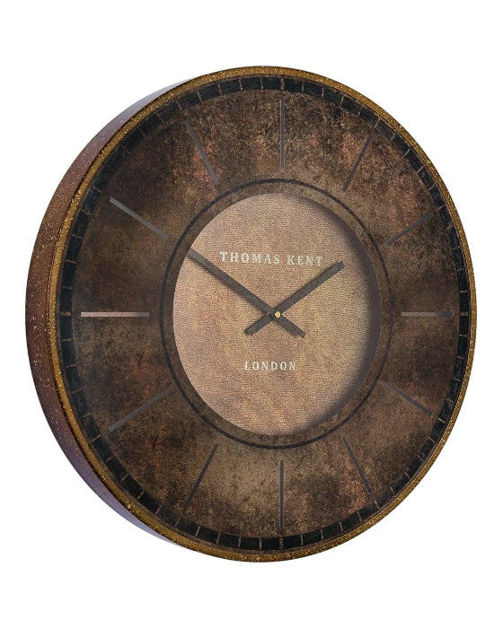 Thomas Kent 21" Florentine Wall Clock Leather - PRE ORDER FOUR WEEK DELIVERY - ClocksClocks - Lulu Loves Home