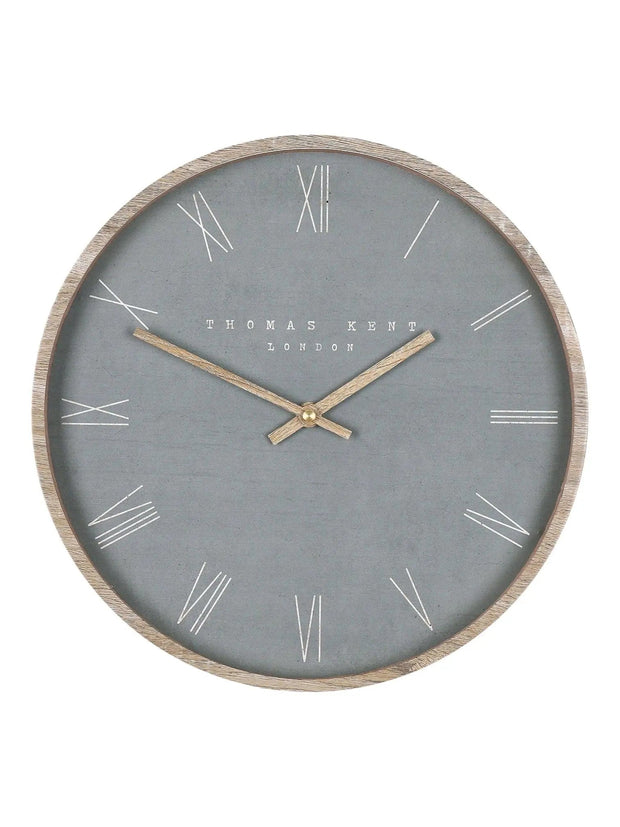 Thomas Kent 21" Nordic Wall Clock Cement Grey - PRE ORDER FOUR WEEK DELIVERY - ClocksClocks - Lulu Loves Home
