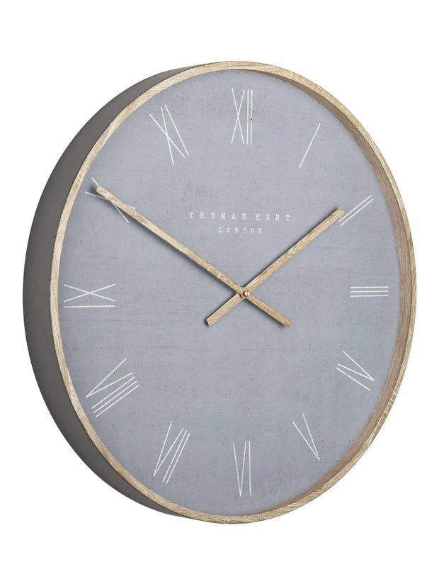 Thomas Kent 21" Nordic Wall Clock Cement Grey - PRE ORDER FOUR WEEK DELIVERY - ClocksClocks - Lulu Loves Home