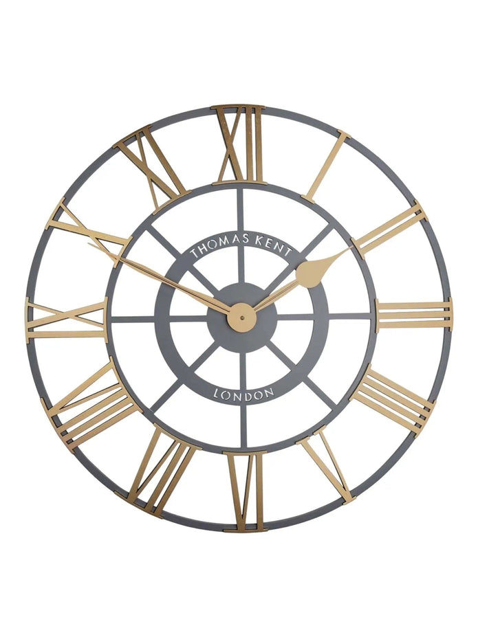 Thomas Kent 24" Evening Star Grand Clock Brass - ClocksClocks - Lulu Loves Home
