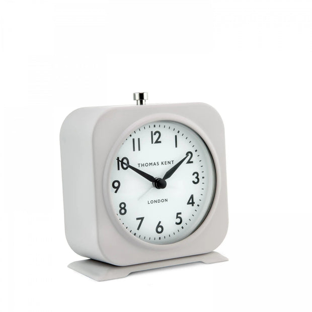 Thomas Kent 4" Finch Alarm Clock Grey - ClocksClocks - Lulu Loves Home