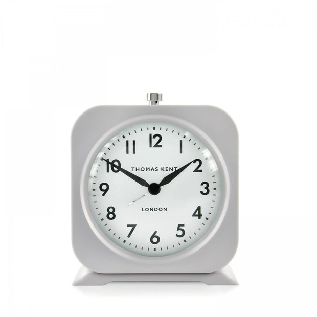 Thomas Kent 4" Finch Alarm Clock Grey - ClocksClocks - Lulu Loves Home