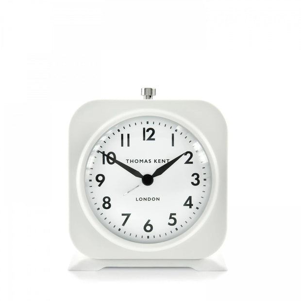 Thomas Kent 4" Finch Alarm Clock Snowberry White - ClocksClocks - Lulu Loves Home