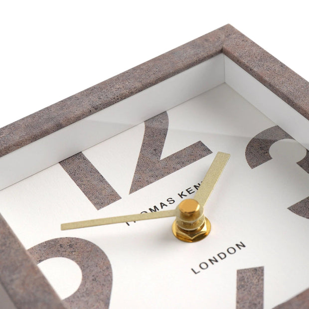 Thomas Kent 5" Nordic Mantle Clock Marble Pink - ClocksClocks - Lulu Loves Home