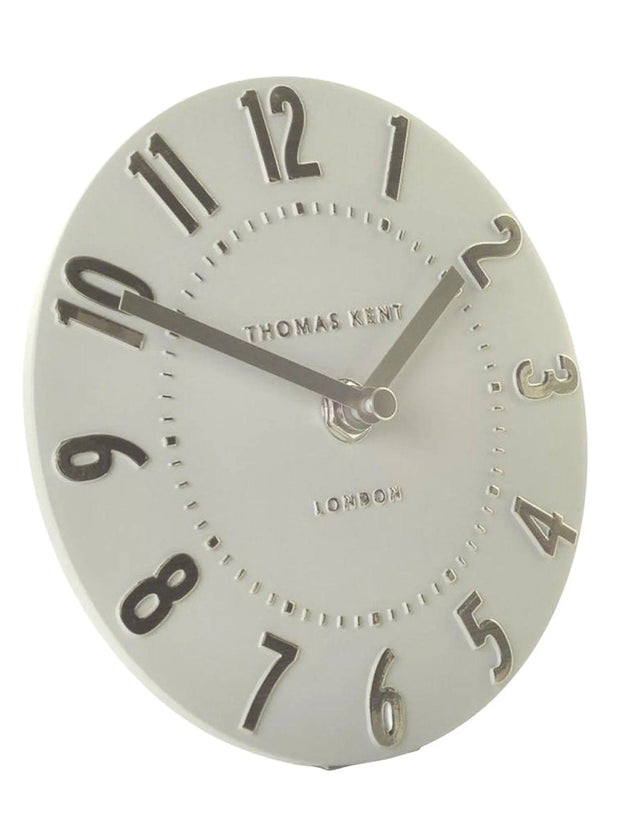 Thomas Kent 6" Mulberry Mantle Clock Silver Cloud - PRE ORDER FOUR WEEK DELIVERY - ClocksClocks - Lulu Loves Home
