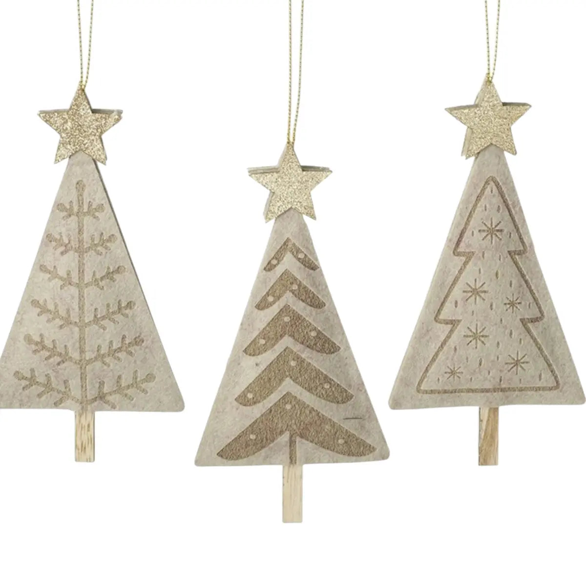 Natural Hanging Trees With Gold Star, alternate product detail
