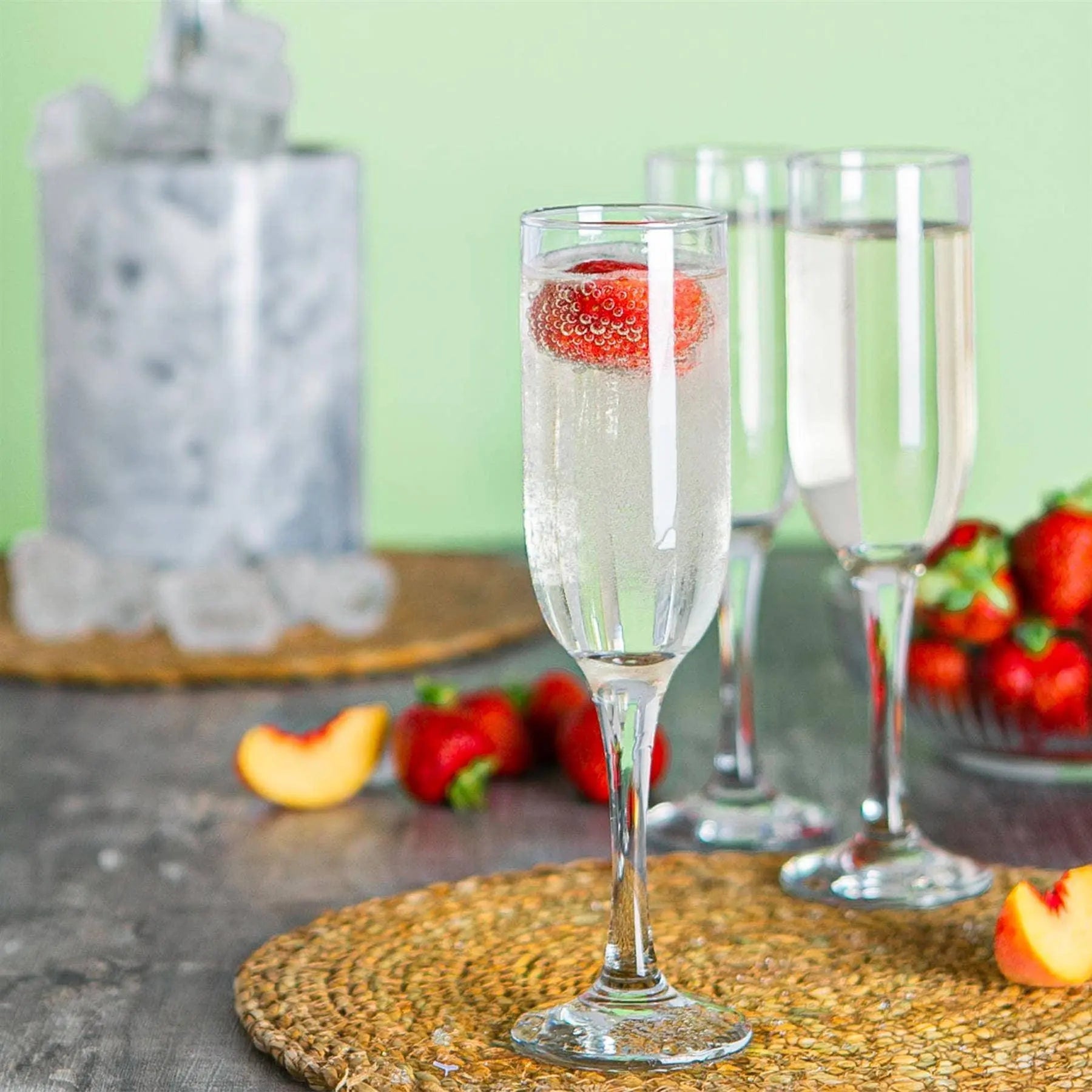 Tokyo Glass Champagne Flute - Kitchen & DiningKitchen & Dining - Lulu Loves Home