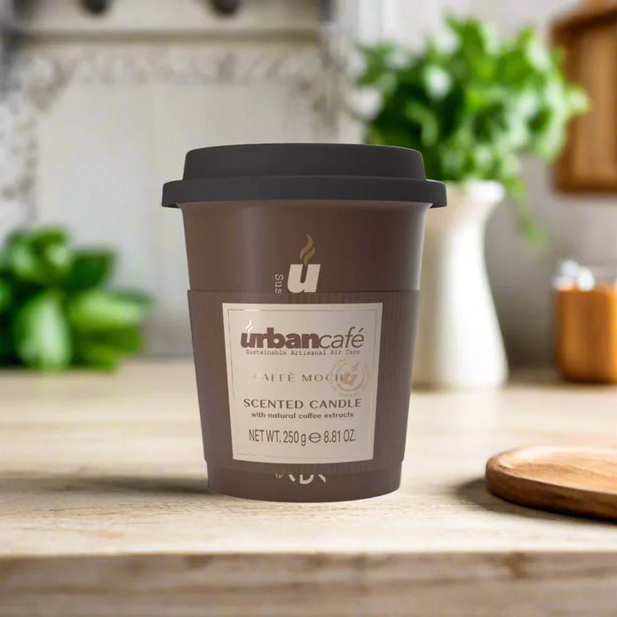 Urban Cafe Caffe Mocha Candle Mug - CandlesCandles - Lulu Loves Home