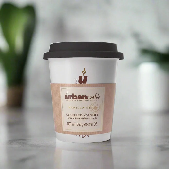 Urban Cafe Vanilla Bean Candle Mug - CandlesCandles - Lulu Loves Home