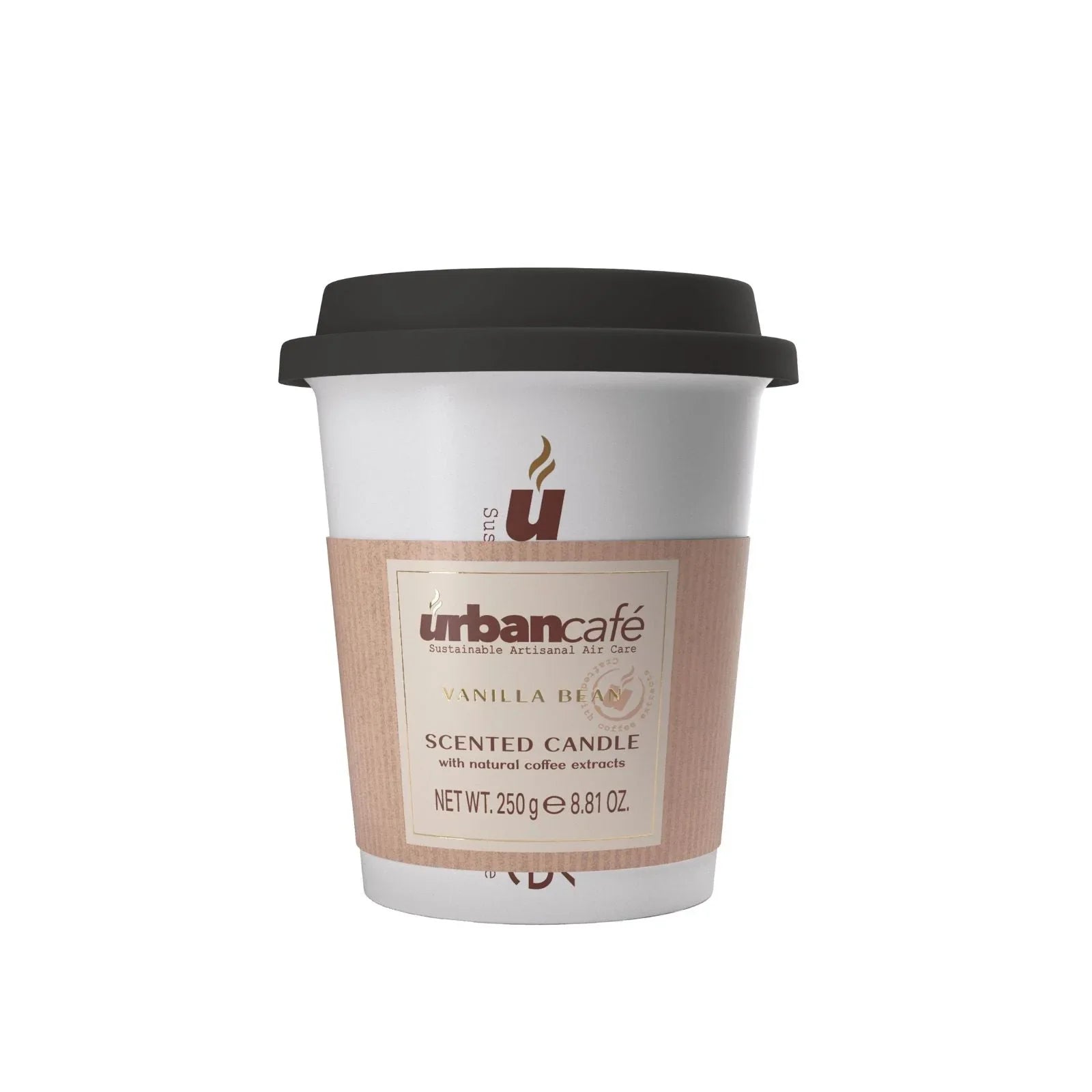 Urban Cafe Vanilla Bean Candle Mug - CandlesCandles - Lulu Loves Home