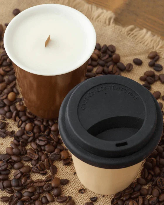 Urban Cafe Vanilla Bean Candle Mug - CandlesCandles - Lulu Loves Home