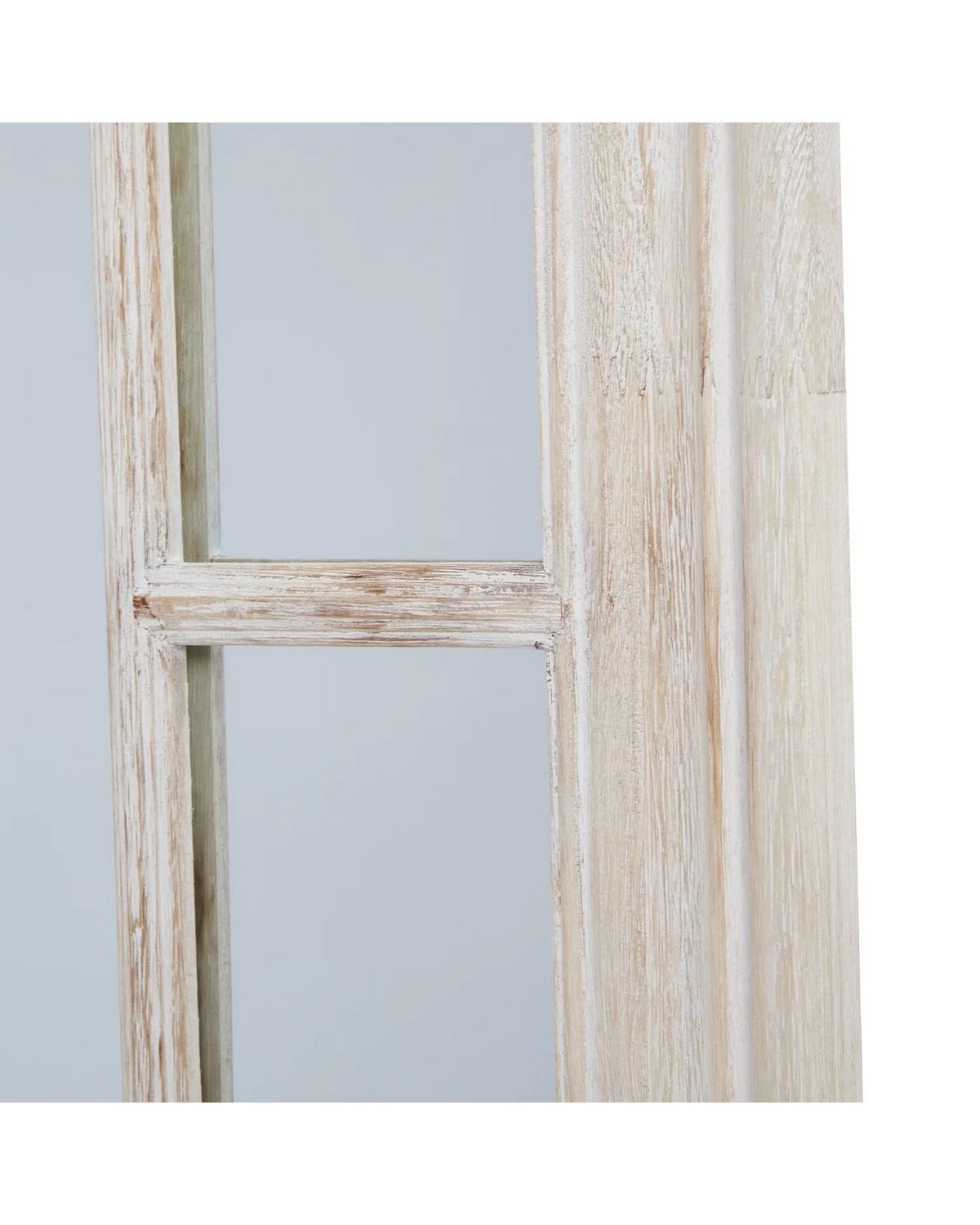 Washed Wood Framed Window Mirror - Furniture & MirrorsFurniture & Mirrors - Lulu Loves Home