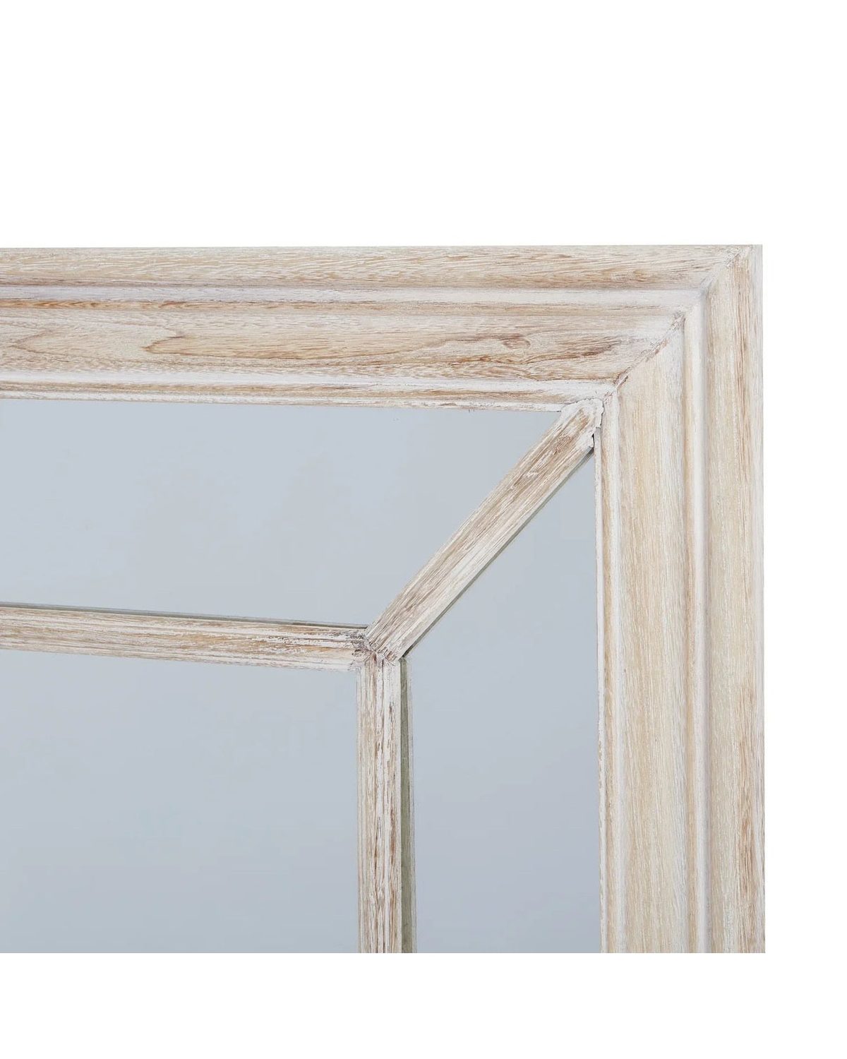 Washed Wood Framed Window Mirror - Furniture & MirrorsFurniture & Mirrors - Lulu Loves Home