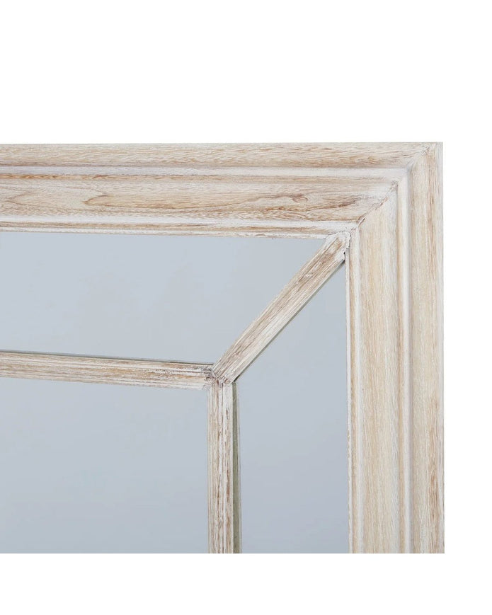 Washed Wood Framed Window Mirror - Furniture & MirrorsFurniture & Mirrors - Lulu Loves Home