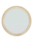 Washed Wood Round Framed Large Mirror - Furniture & MirrorsFurniture & Mirrors - Lulu Loves Home