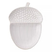 White Ceramic Acorn Plate - Seasonal Decor - AutumnSeasonal Decor - Autumn - Lulu Loves Home