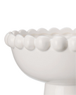 White Ceramic Bobble Footed Bowl - Home DecorHome Decor - Lulu Loves Home