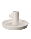 White Ceramic Candlestick Holder - Home DecorHome Decor - Lulu Loves Home