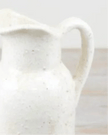 White Ceramic Churn Tall Jug Vase - VasesVases - Lulu Loves Home