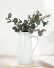 White Ceramic Flower Jug - Home DecorHome Decor - Lulu Loves Home