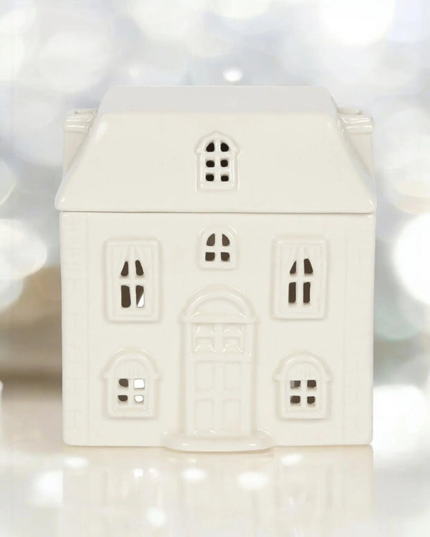 White Ceramic House Wax Melt Oil Burner - Home DecorHome Decor - Lulu Loves Home