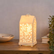 White Ceramic Loire Butterfly House Lamp - LightingLighting - Lulu Loves Home