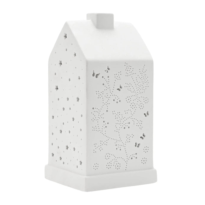 White Ceramic Loire Butterfly House Lamp - LightingLighting - Lulu Loves Home
