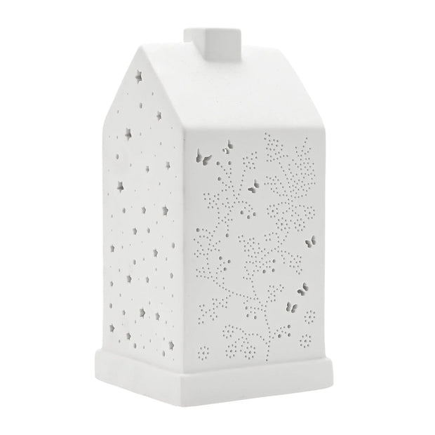 White Ceramic Loire Butterfly House Lamp - LightingLighting - Lulu Loves Home