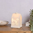 White Ceramic Loire Floral House Lamp - LightingLighting - Lulu Loves Home