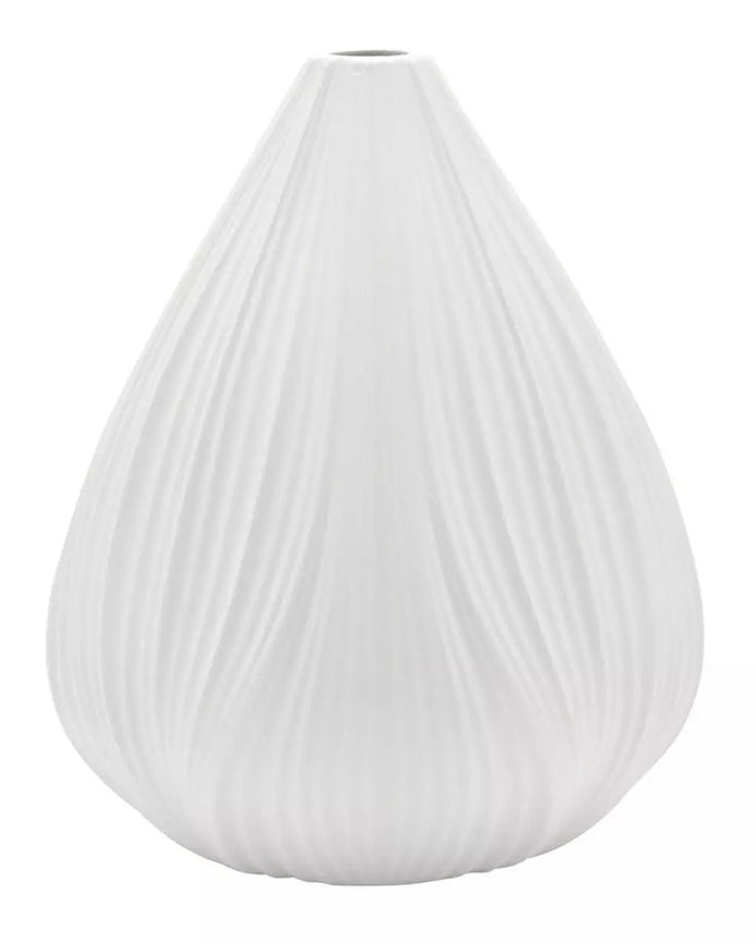 White Ceramic Loire Lotus Flower Table Lamp - LightingLighting - Lulu Loves Home
