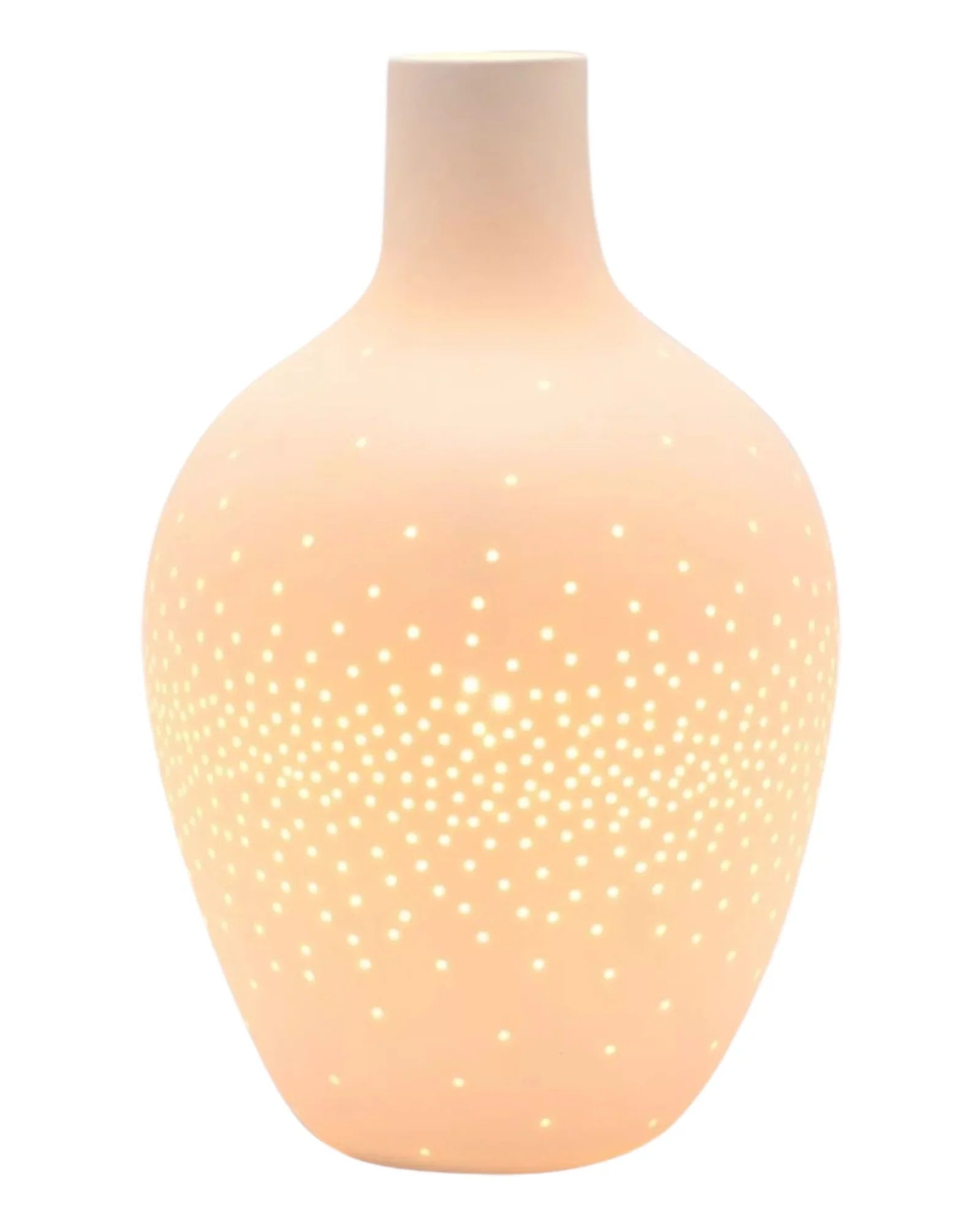 White Ceramic Loire Ribbed Bottle Table Lamp - LightingLighting - Lulu Loves Home