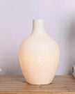 White Ceramic Loire Ribbed Bottle Table Lamp - LightingLighting - Lulu Loves Home