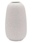 White Ceramic Loire Ribbed Straight Table Lamp - LightingLighting - Lulu Loves Home