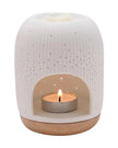 White Ceramic Loire Wax Melt & Oil Burner - Polka Dot - Wax Melt BurnersWax Melt Burners - Lulu Loves Home