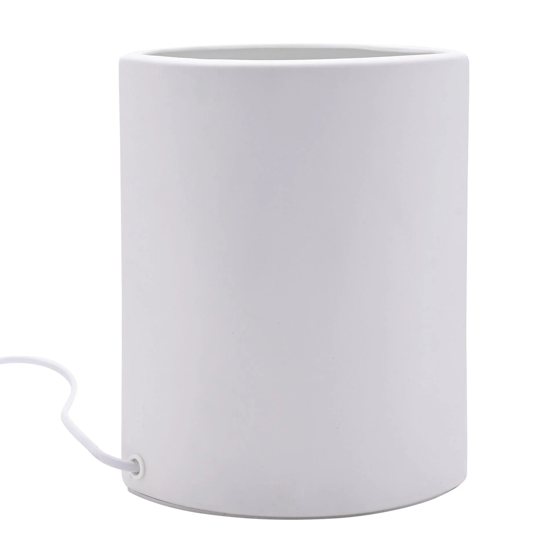 White Ceramic Loire Wheat Grain Ceramic Lamp - LightingLighting - Lulu Loves Home