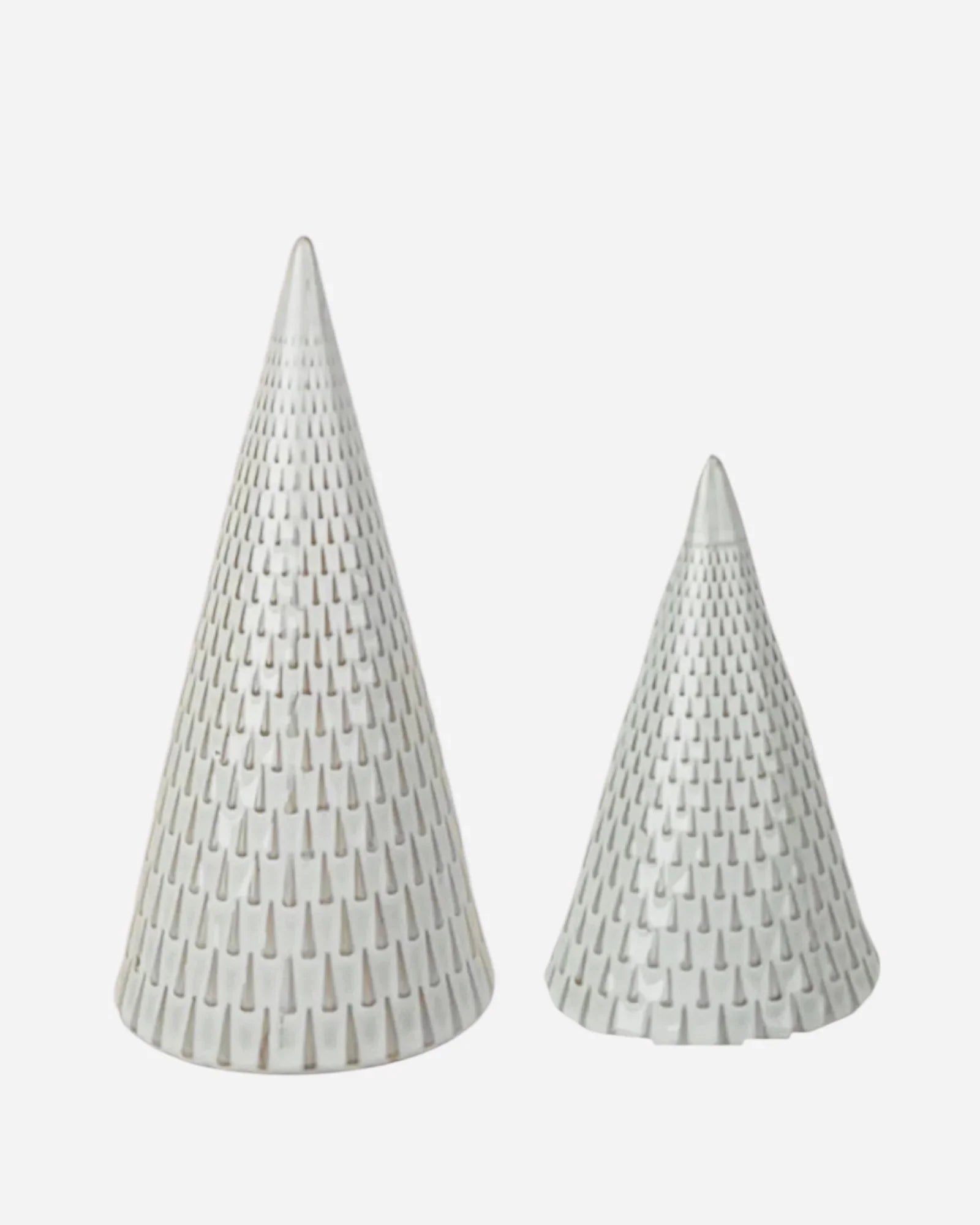 White Ceramic Tree Decoration - Seasonal Decor - ChristmasSeasonal Decor - Christmas - Lulu Loves Home