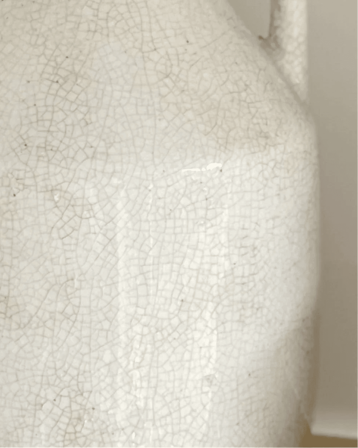 White Ceramic Vase Double Handled Tall Vase - VasesVases - Lulu Loves Home