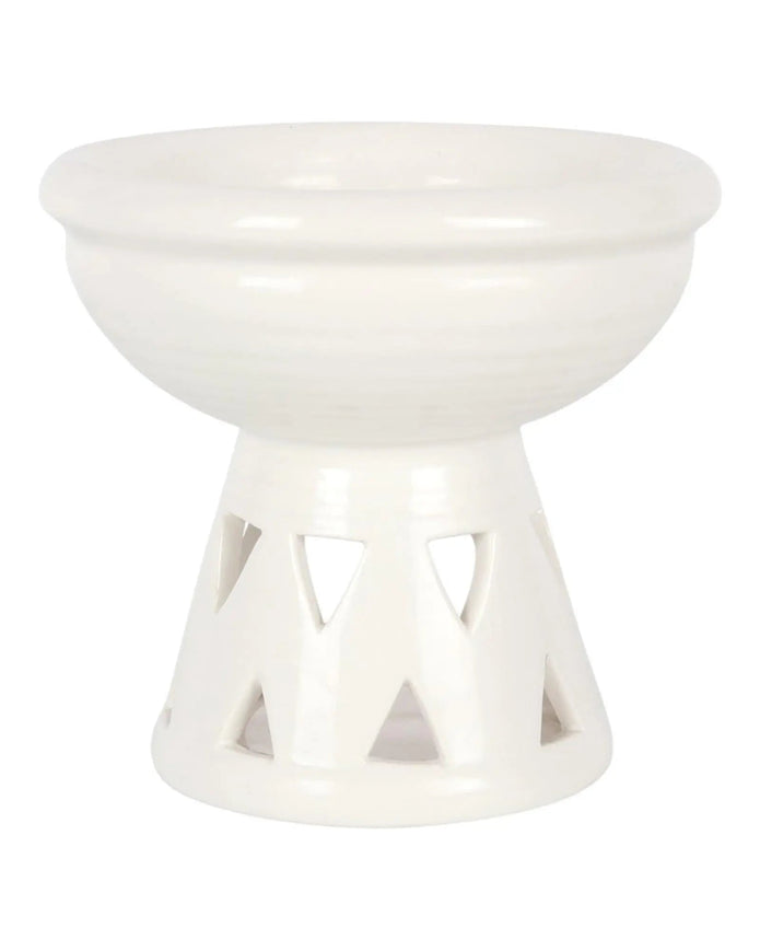 White Deep Bowl Wax Melt Oil Burner - Wax Melt BurnersWax Melt Burners - Lulu Loves Home
