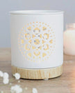 White Mandala Wax Melt Oil Burner - Wax Melt BurnersWax Melt Burners - Lulu Loves Home