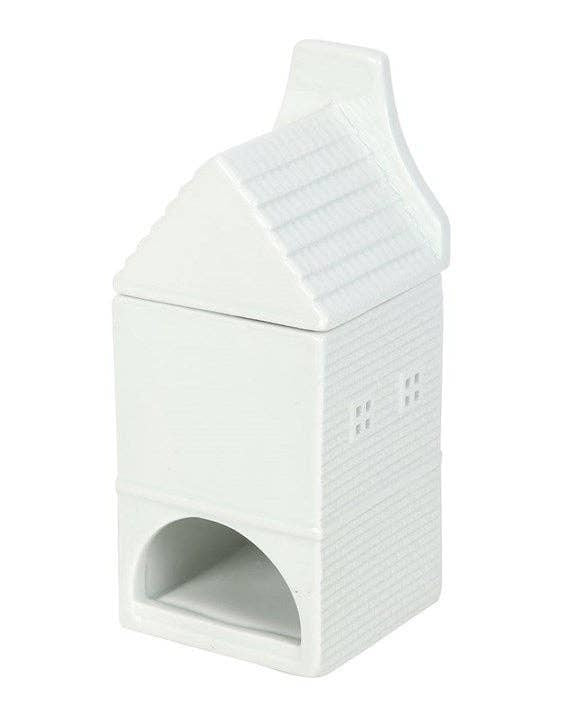 White Nordic House Oil Burner and Wax Warmer - Lulu Loves Home
