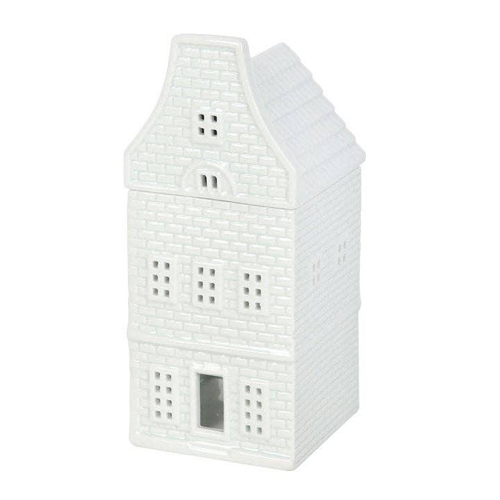 White Nordic House Oil Burner and Wax Warmer - Lulu Loves Home