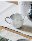 White Organic Beaded Mug - Kitchen & DiningKitchen & Dining - Lulu Loves Home