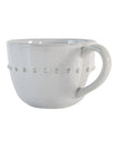 White Organic Beaded Mug - Kitchen & DiningKitchen & Dining - Lulu Loves Home