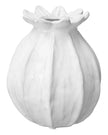 White Poppy Seed Head Vase - VasesVases - Lulu Loves Home