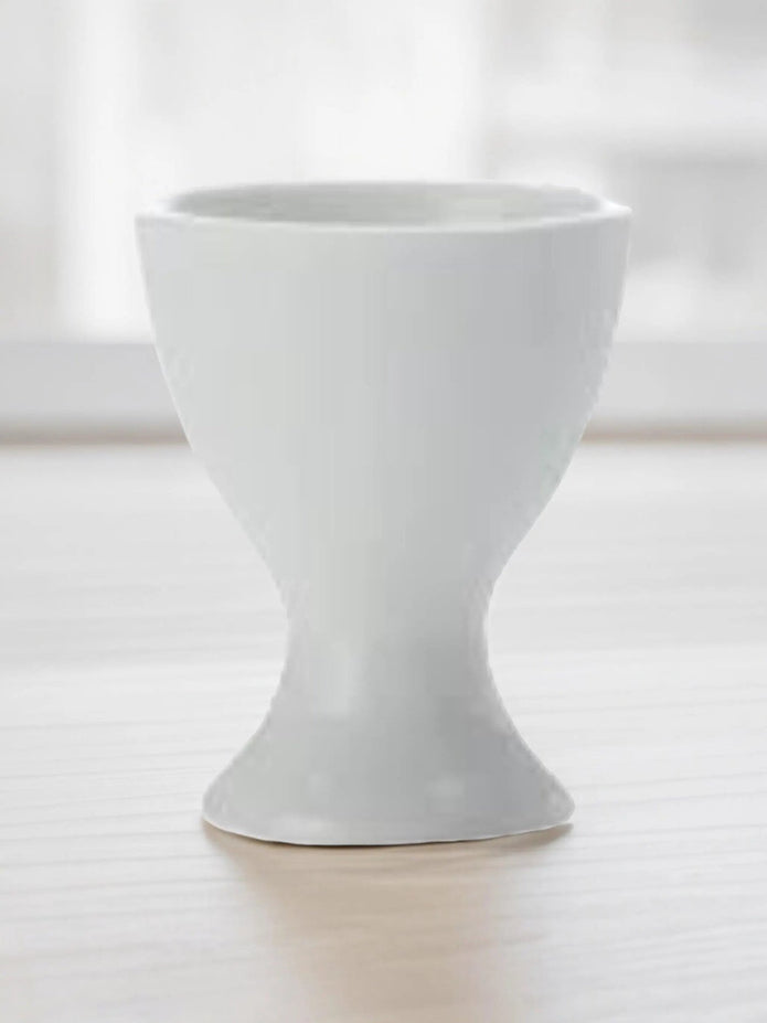 White Porcelain Egg Cup - Kitchen & DiningKitchen & Dining - Lulu Loves Home