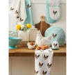 White Ribbed Storage Canister With Bird Handle - Kitchen & DiningKitchen & Dining - Lulu Loves Home